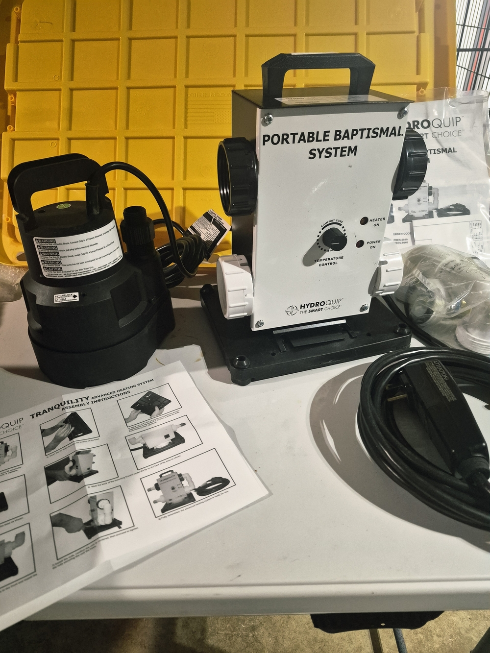 HydroQuip Portable Baptismal System H6000